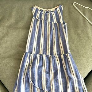 J Crew crewcuts cute midi stripped dress size 14